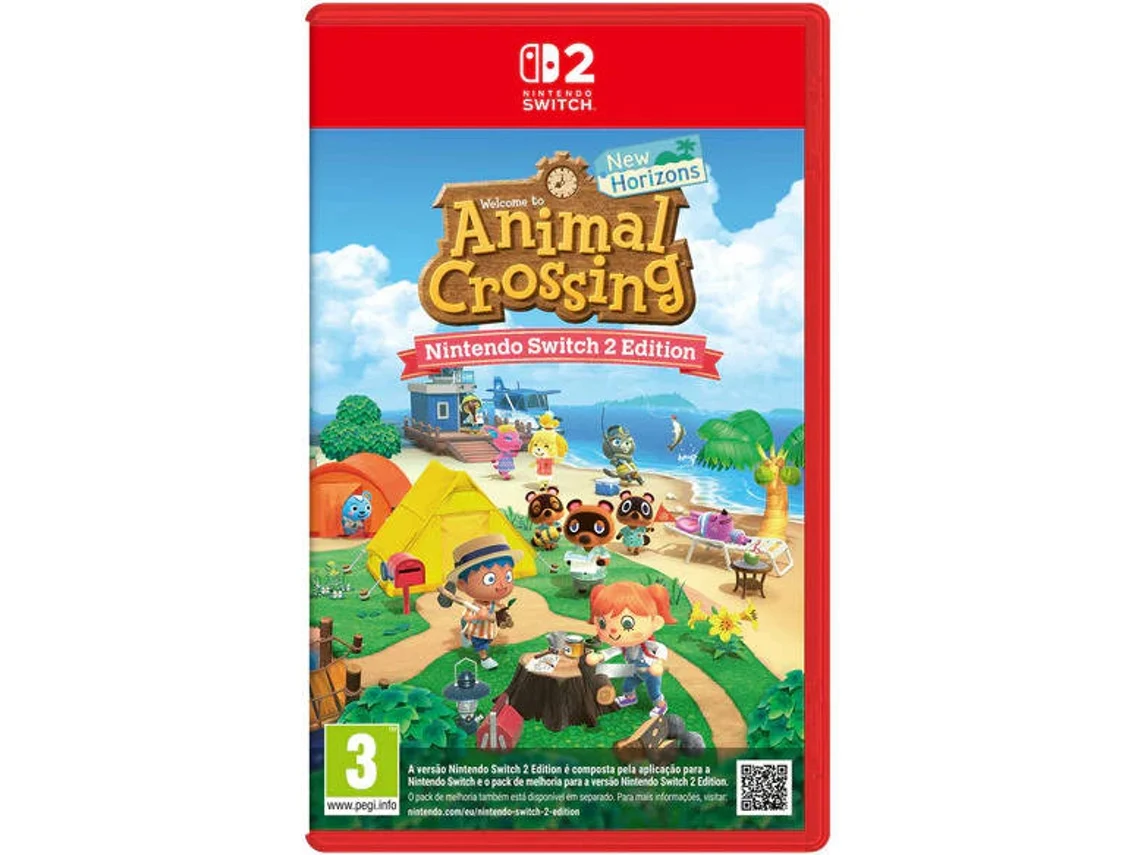 Jogo Nintendo Switch 2 Animal Crossing New Horizons