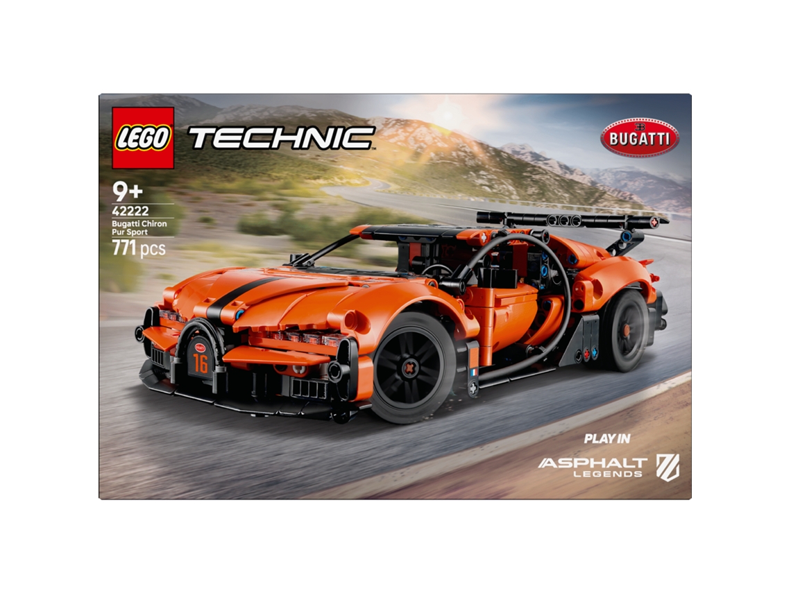 Lego® 42222 Technic Bugatti Chiron Pur Sport – Hipercarro Com Motor W16