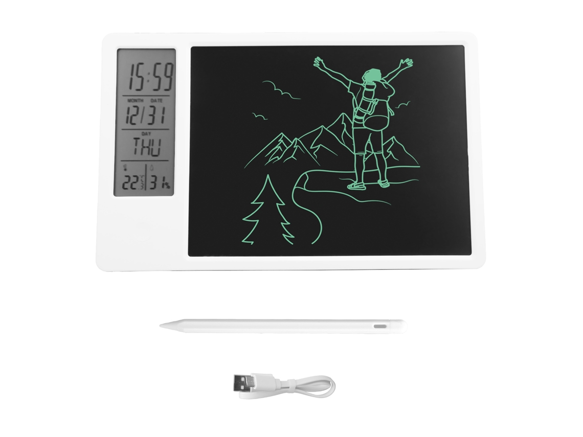 Calendário Eletrônico, Quadro Branco, Mesa Com Visor Digital, Tablet Para Desenho E Escrita À Mão Aquaforge
