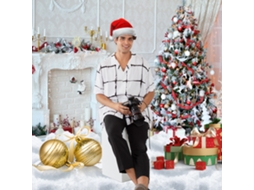 Laxiscreed Árvore De Natal Em Acrílico Para Decoração De Mesa, 145x195mm, Fácil De Instalar