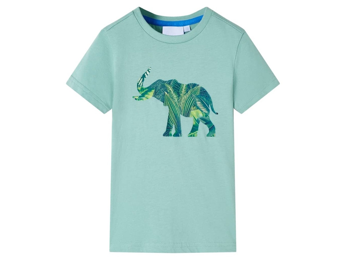 T-shirt Para Criança Caqui-claro 104