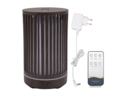 Humidificador Aroma Madeira Luz Ambiente Controle Remoto 200ml 8w Eu | S/MARCA