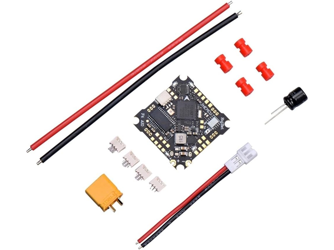 Placa SFUSHOS Controladora de Voo F4aio 12a F411 4 em 1 para Drones