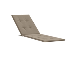 Deck Chair Cushion, Deck Chair Cushions Vidaxl Cinzento-acastanhado Tecido (n/a)