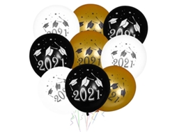 12 Unidades De Decoração De Balão De Formatura Allinless