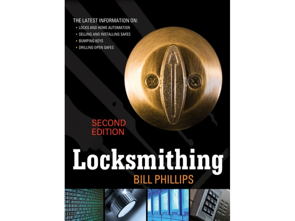 Livro Locksmithing Second Edition de Bill Phillips (Inglês)
