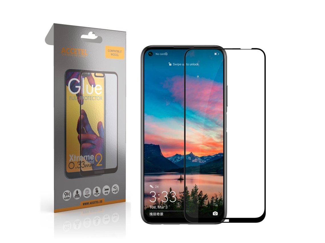 Película De Vidro 2d Full Glue - Huawei P40 Lite Preto