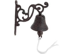 Campainha Manual De Ferro Fido Ibasenice, Campainha Suspensa Com Design De Pássaro Decoração Exterior E