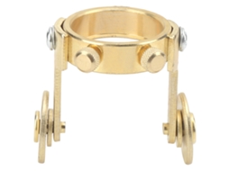 Roda guia de rolo para tocha de corte plasma P80, espaçador metálico circular dourado.