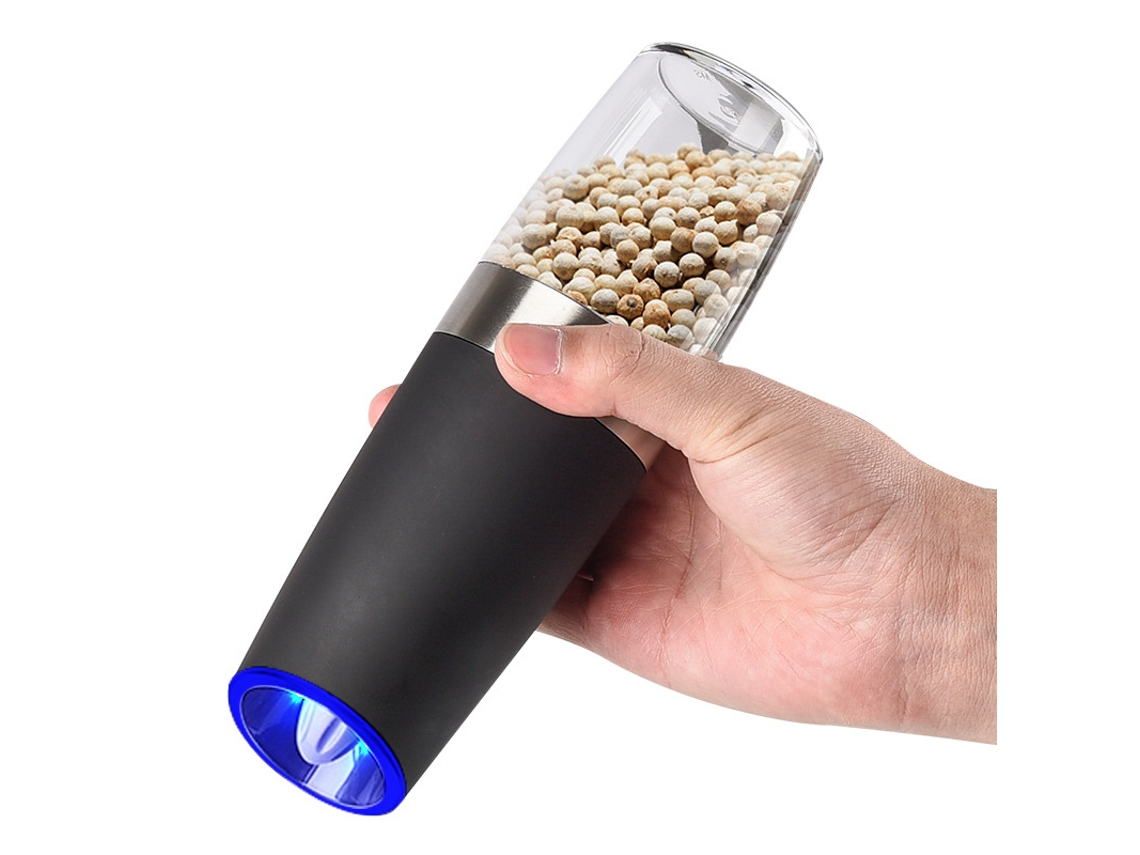 Conjunto de 2 Moedores de sal e pimenta AQUAFORGE em aço inox, ajustáveis