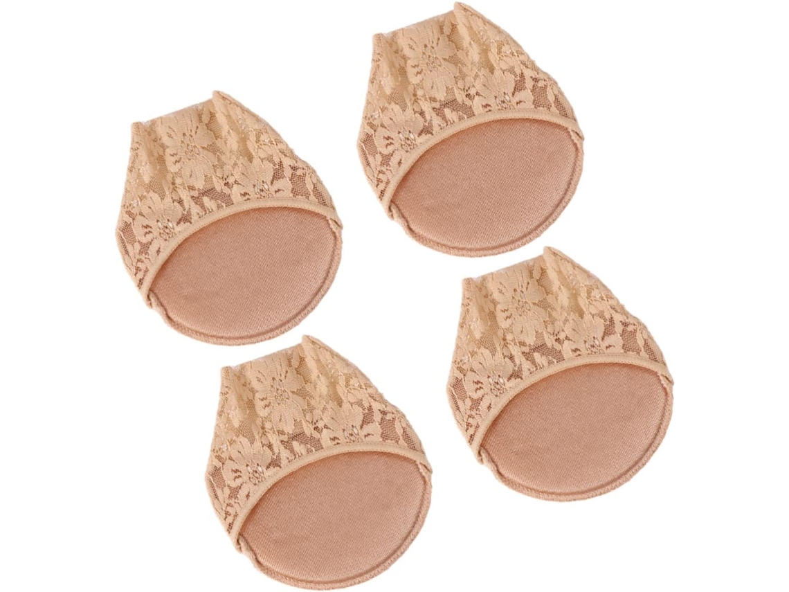 2 Pares De Palmilhas Antiderrapantes Para Calcanhar, Confortáveis E Estilosas, Com Cadarço