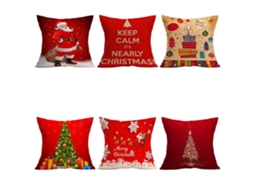 Laxiscreed Capa De Almofada Decorativa De Natal Para Sofá E Cadeiras, Confortável E Elegante
