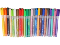 Marcadores De Tinta Acrílica Em 24 Cores, À Prova D'água E Com Ponta