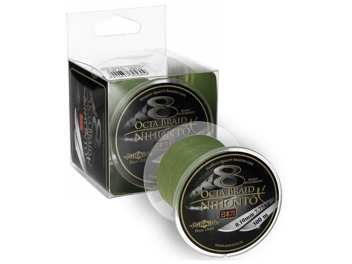 Linha Trançada Nihonto Octa 300 M Verde 0.230 Mmmikado
