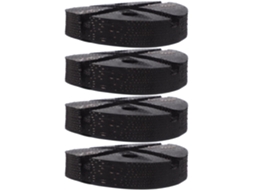 Conjunto De 4 Almofadas Redondas Para Elevação De Carros, Proteção Antiderrapante Para O Piso, Adaptadores Para Plataforma Elevatória.