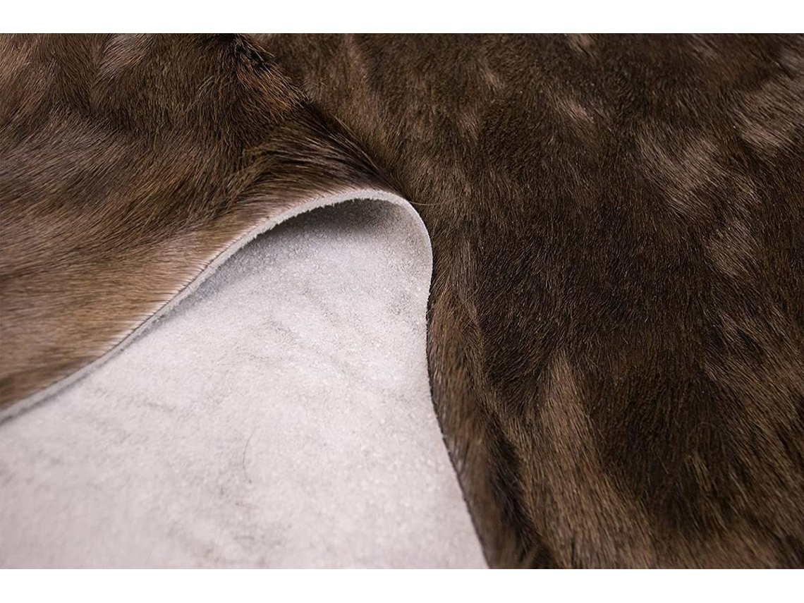Tapete ZERIMAR Pele de Gnus (Natural - 150x125 cm - Pele)