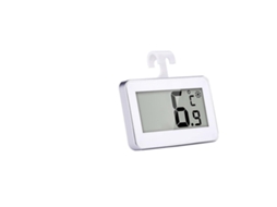 Termômetro Digital Para Geladeira, Feito De Material Abs, Com Grande Visor Lcd E Ampla Faixa De Temperatura 20a 60 °c
