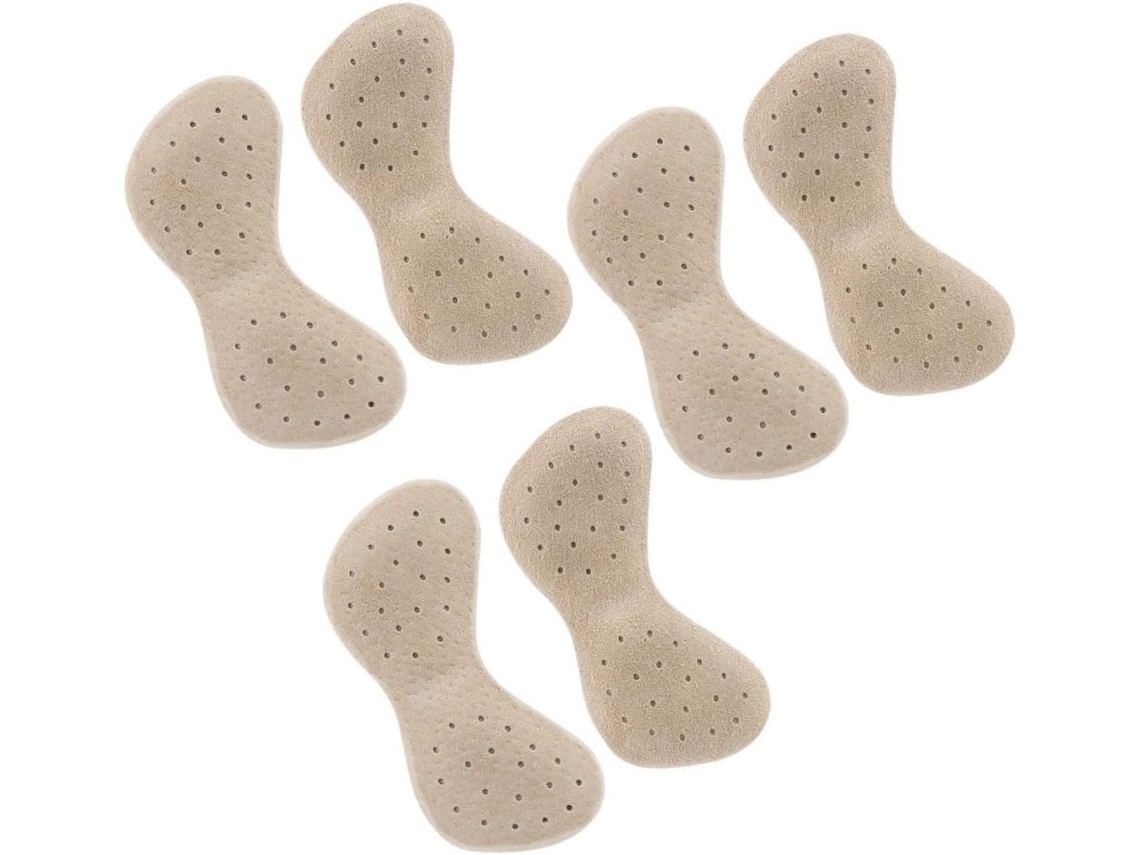 Conjunto De 3 Pares Protetores Calcanhar Em Couro Respirável E Resistente Ao Desgaste Para Sapatos, Ideais Para Uso