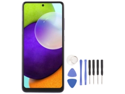Tela Touch Screen Oled Para Samsung Galaxy A52 4g 6.5 Polegadas Com Sensor De Impressão Digital E Ferramentas De Reparo Roxa