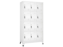 Locker Cabinet, Locker Cabinets Vidaxl Cinzeto Aço (n/a)