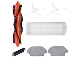 Para xiaomi mijia styj02ym robô vassoura acessórios substituição escova de rolo escova branca filtro hepa pano mop