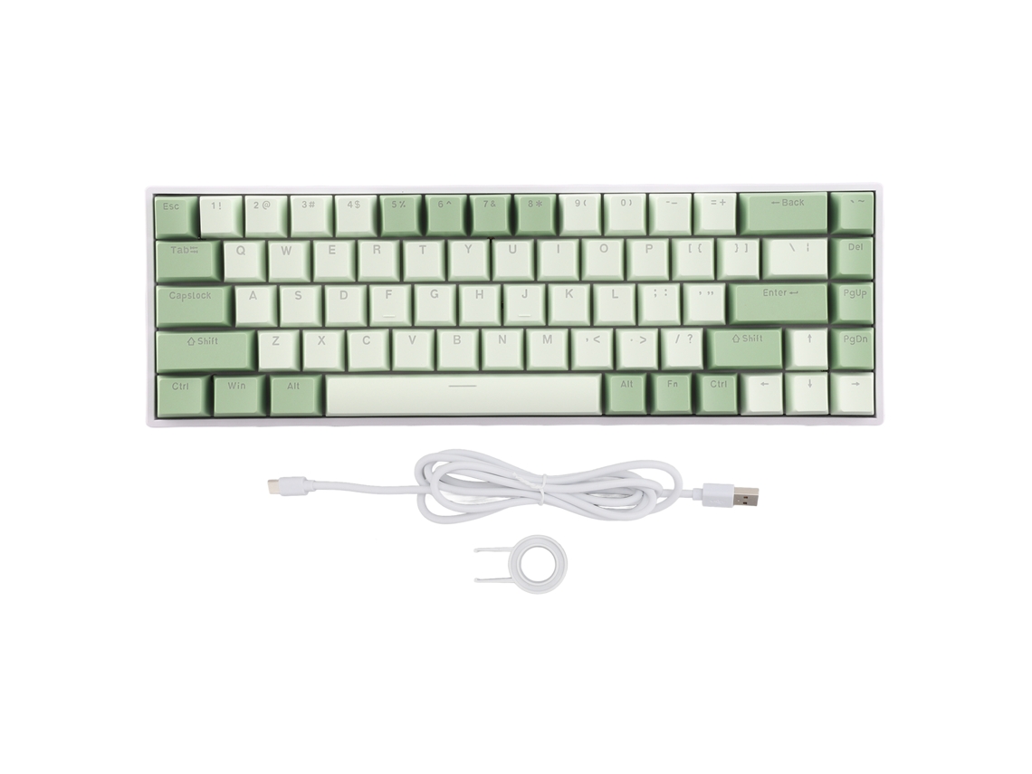 Teclado Mecânico Sem Fio 68 Teclas LAXISCREED Rgb