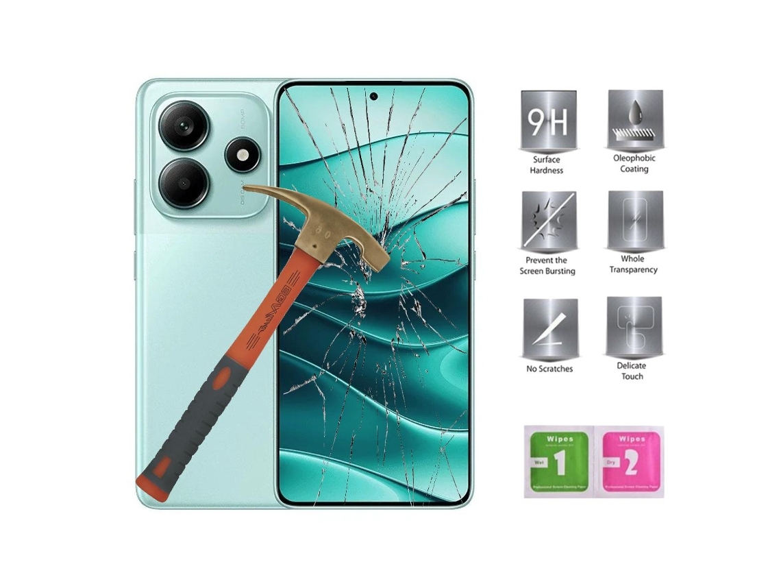 Lurelia Película De Ecrã Xiaomi Redmi Note 14 5g, Vidro Temperado 2d Anti-riscos