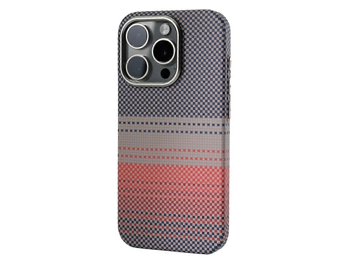 Capa Para Iphone 16 Pro Max Compatível Com Magsafe Pc Phone Back Cover Com Botões De Metal