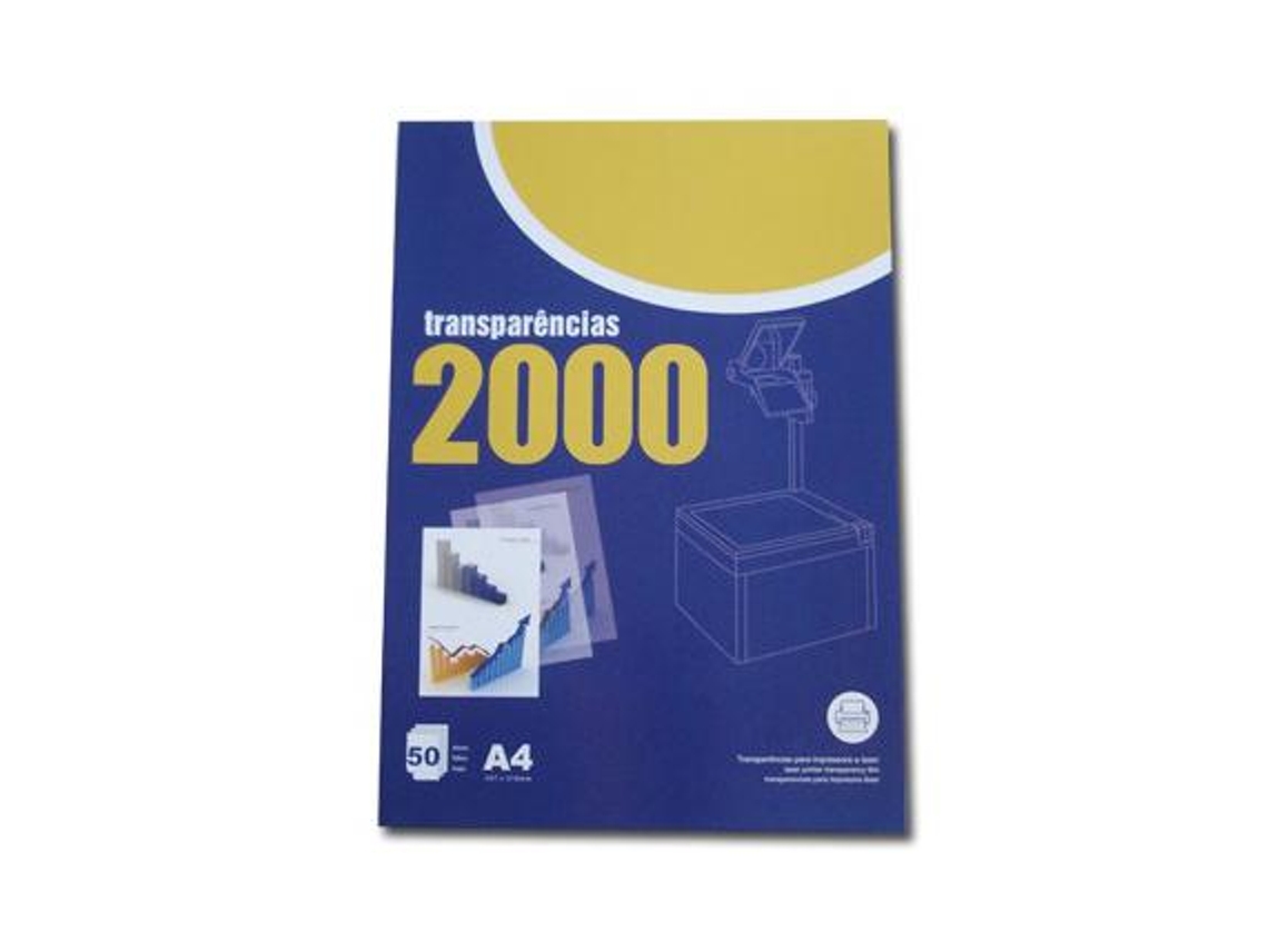 Transparências Impressão Laser A4 50 Folhas