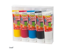 Conjunto De 5 Tubos De Tinta Guache Creall Dactacolor De 250ml