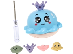 Brinquedo de Banho para Meninos e Meninas, Chuveiro de Banho Interativo em Formato de Polvo com Luzes para CHABERLU
