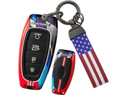 Ontto Capa Para Chave Inteligente De Carro Hyundai Solaris Sonata Hybrid Nexo Nx4 New Grand Santa Fe Tucson 2020 2021 2022