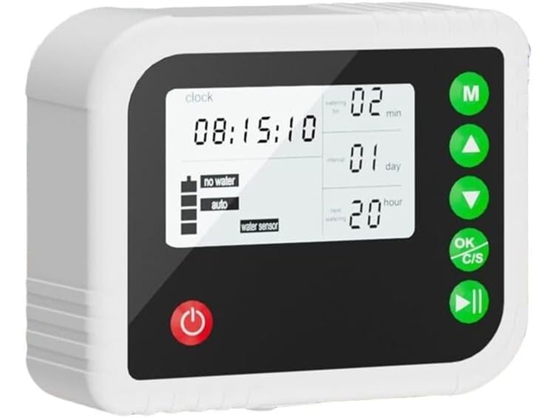 Temporizador Programável Para Irrigação Por Gotejamento No Jardim -