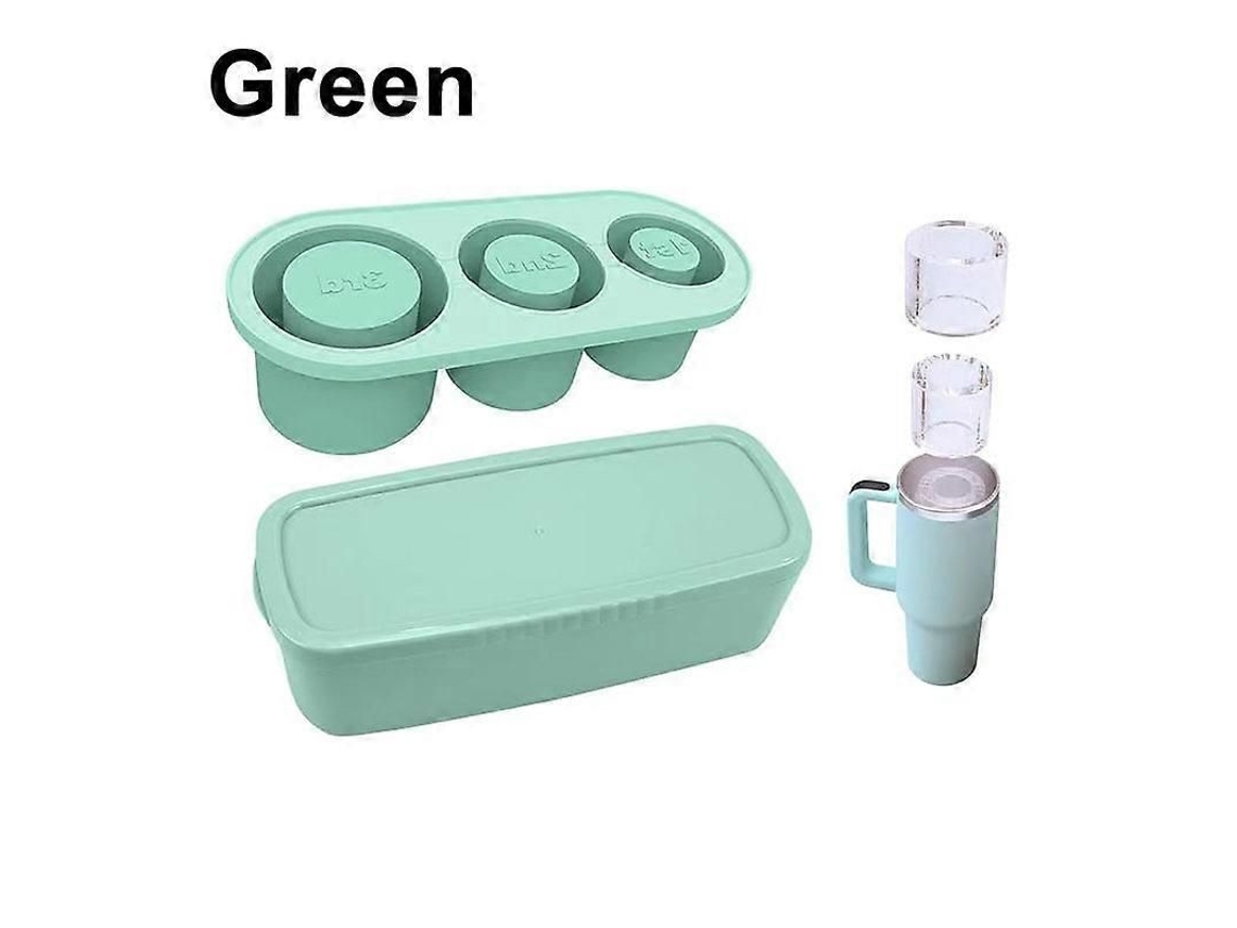 Forma de Gelo Silicone Cilíndrica com Tampa para Copo Stanley Cup, Nova Line
