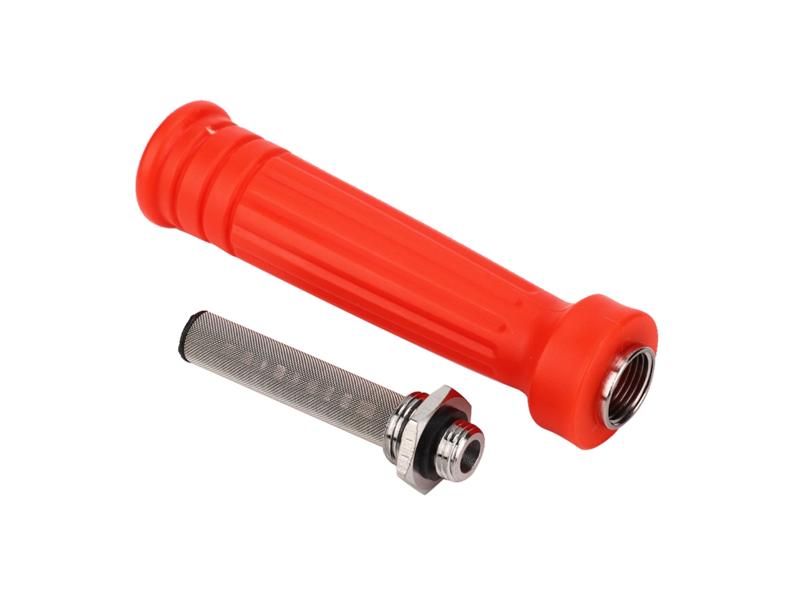 Alça de pulverizador de alta pressão G1/2 com filtro interno em aço inox | S/MARCA