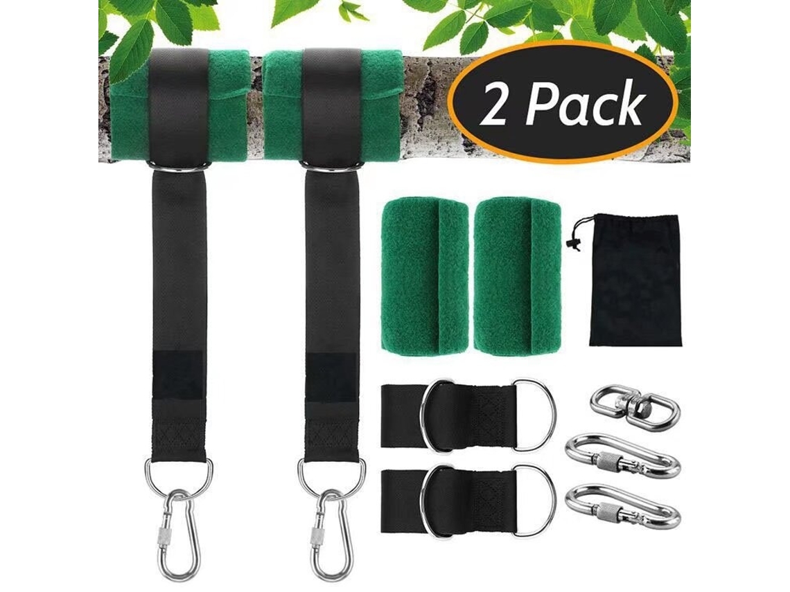 Cintas Para Rede Lurelia 150 Cm, Argola Em D Para Baloiço E Árvore Em Nylon, Uso Exterior