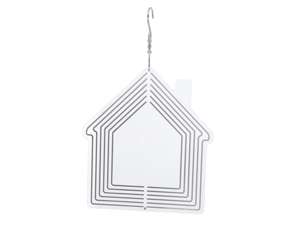Laxiscreed Chaveiro Yin-yang Em Metal Para Sublimação, Decoração De Jardim Personalizada 200x182mm