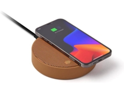 Carregador Qi+ Coluna LEXON Oslo Energy Camel