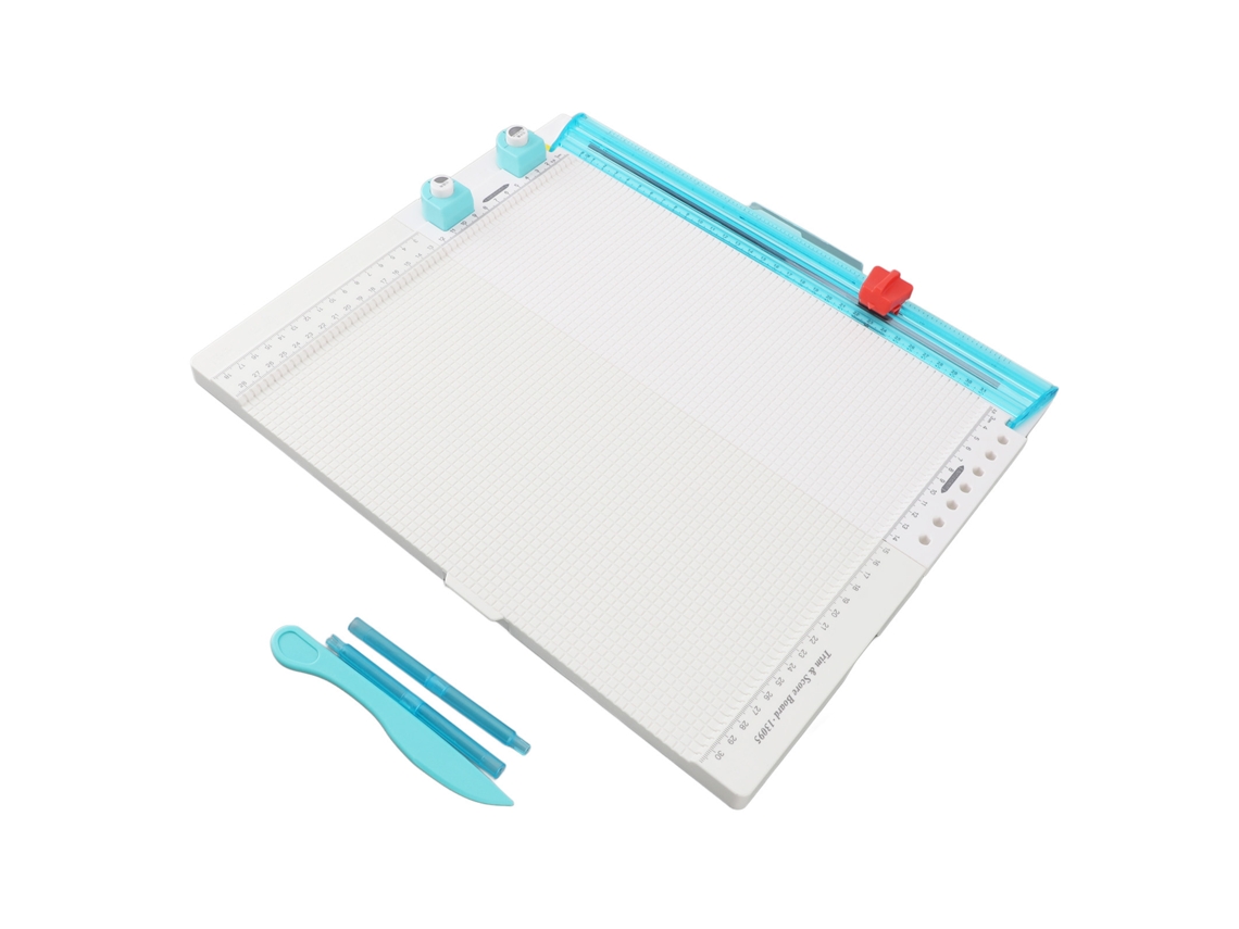 Laxiscreed Cortador De Papel 7 Em 1 Com Pontilhador Para Artes E Trabalhos Manuais
