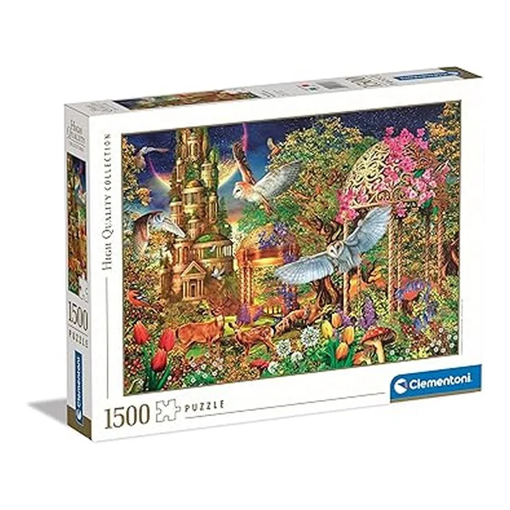 Quebra-cabeça Woodland Fantasy Garden da Coleção Clementoni, 1500 peças, 31707 Clementonip25