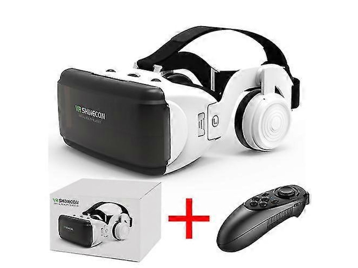 Óculos de Realidade Virtual Novo Vr Shinecon Pro, Óculos de Realidade Virtual 3D, Headset de Papelão, Óculos Virtuais para Smartphones iOS e Android