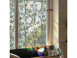 Película Blackout Para Janelas 45x200cm Eletrostática Autoadesiva Decoração De Vidro