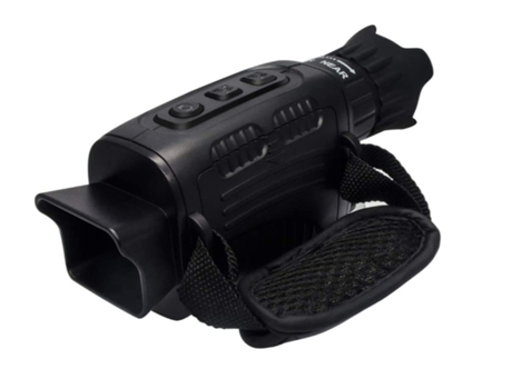 Dispositivo de visão noturna infravermelho, câmera monocular de visão noturna HD, telescópio digital para áreas externas, tecido de chenille preto