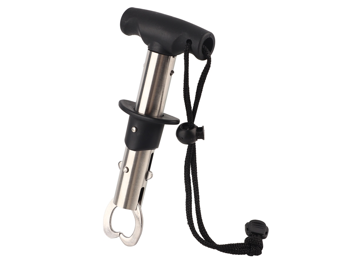 Agarrador de Peixe Inox com Régua e Correia Antiperda