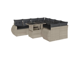 Garden Sofa Set, Garden Sofa Sets Vidaxl Cinzeto Rattan / Vime (n/a)