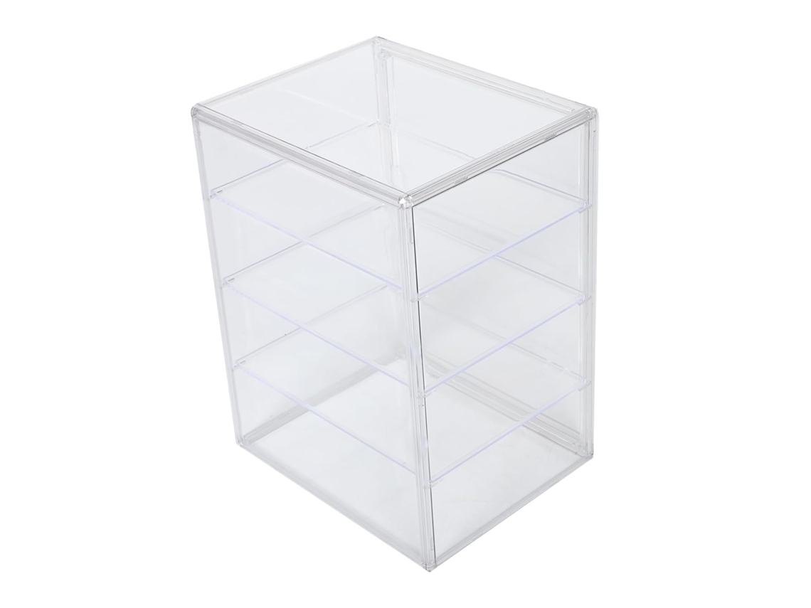 Vitrine De Acrílico Transparente Para Doces Com 4 Níveis E Base