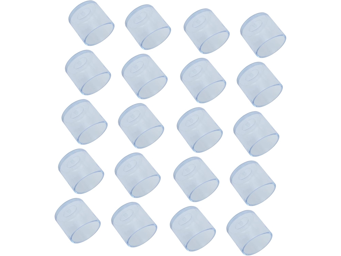 Conjunto De 20 Protetores Pvc Para Pés Cadeiras, Almofadas Antiderrapantes Para Móveis, Fáceis De Instalar, Protetores