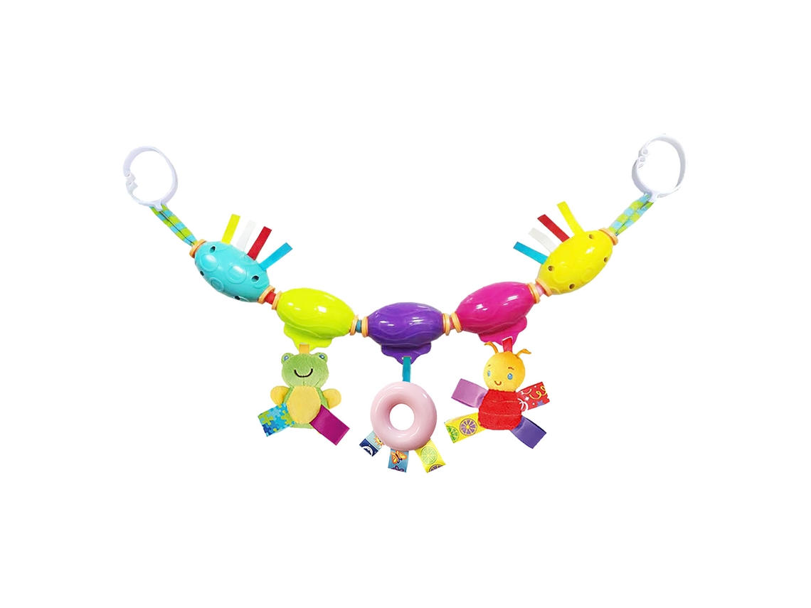 Mali brinquedo Espiral Suspenso para Bebê Pelúcia Plástico Colorido Carrinho Berço Assento Carro