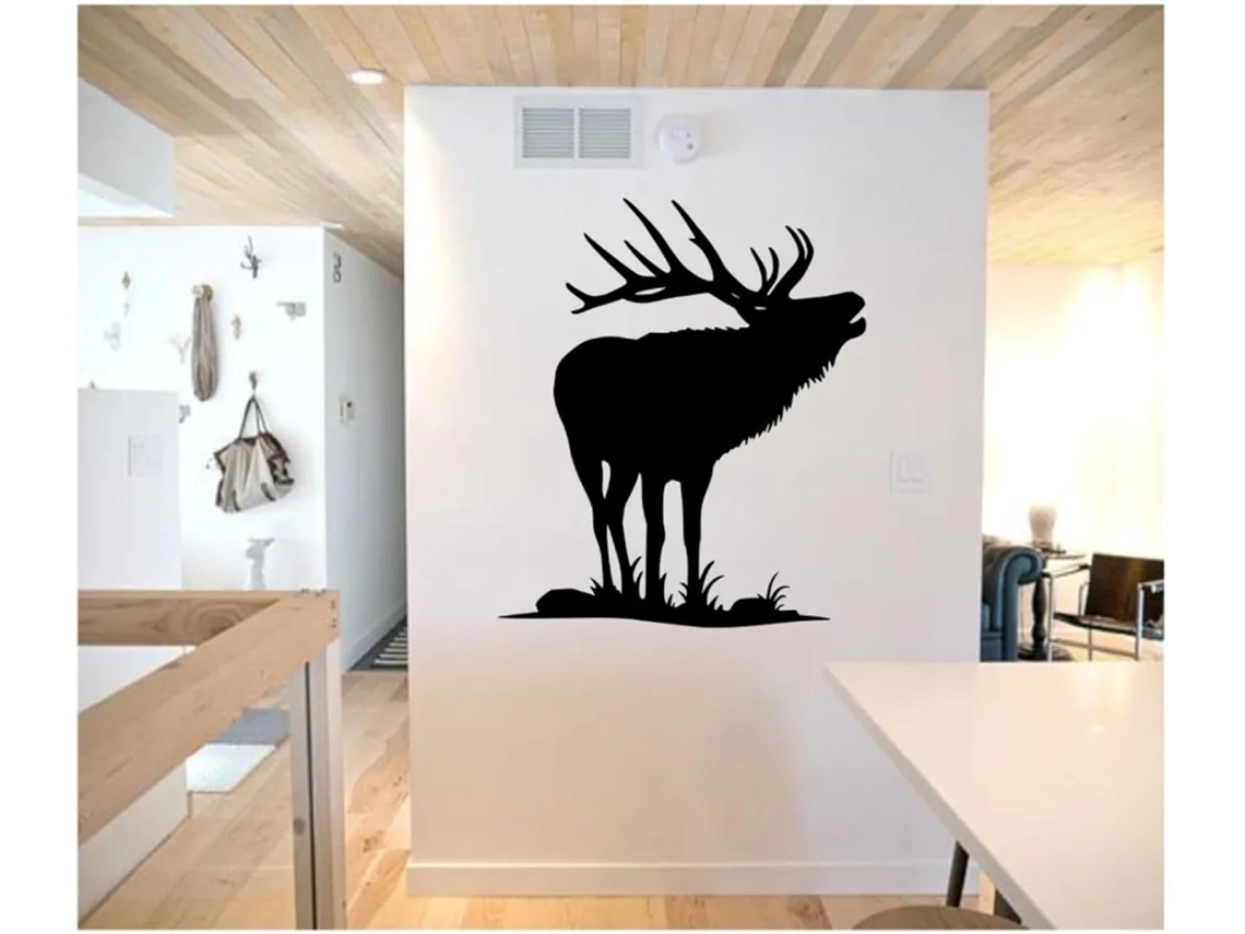 Adesivos de parede com animais, decoração de parede com tema de veado, quarto de bebê, sala de estar, quarto, adesivos de parede em vinil.