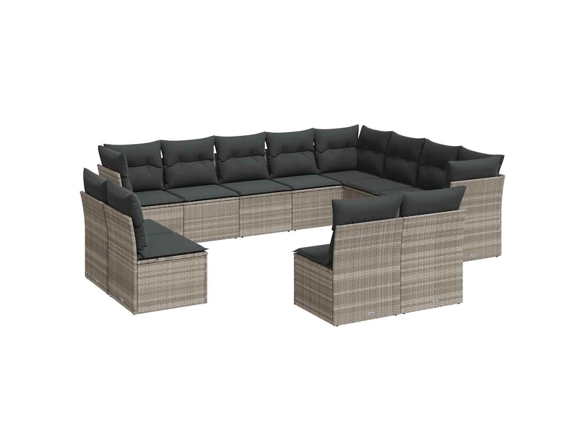 Garden Sofa Set, Garden Sofa Sets Vidaxl Cinzeto Rattan / Vime (n/a)